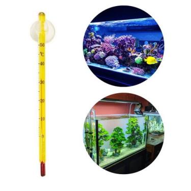 Imagem de Termômetro ST-08 Fino Alta Precisão Aquario Peixe Betta Pet - SKRw