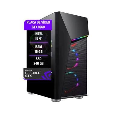 Imagem de Pc gamer i5 4 16gb ddr3 ssd 240gb gtx 1660 - THARGON TECHNOLOGY