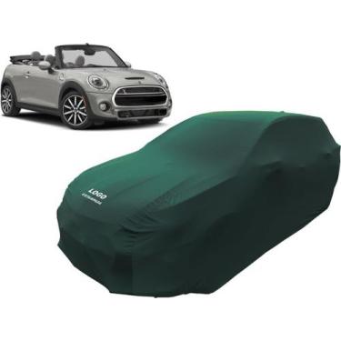 Imagem de Capa Automotiva Mini Cooper Cabrio Em Tecido Lycra Cor Preta - Mz, Ver