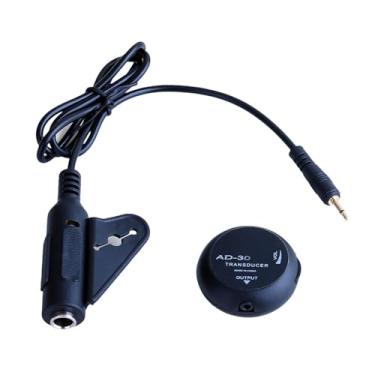 Imagem de Esquirla Acessório de Instrumento de Captação de Microfone de Contato Piezo para Banjo Ukulele Accs
