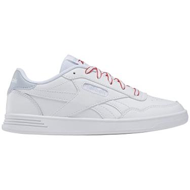 Imagem de Reebok Tênis feminino Court Advance, Calçados Branco/Calçados Branco/Feel Good Blue, 36