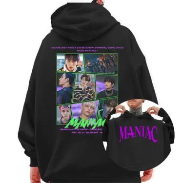 Imagem de Moletom Blusa De Frio Skz Stray Kids Maniac Album Grupo Kpop - Abstrac