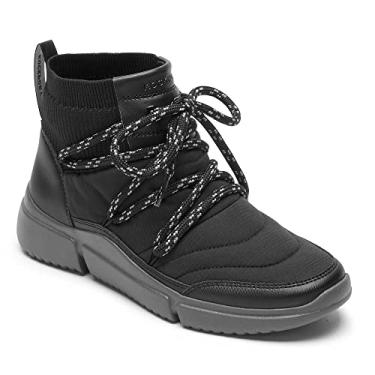 Imagem de Rockport Bota feminina R-Evolution W Bungee Bootie, Preto Eco Wshbl, 9.5