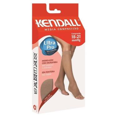 Imagem de Meia 3/4 Media Compressão Sem Ponteira Mel 18-21Mmhg Kendall, Mel, G