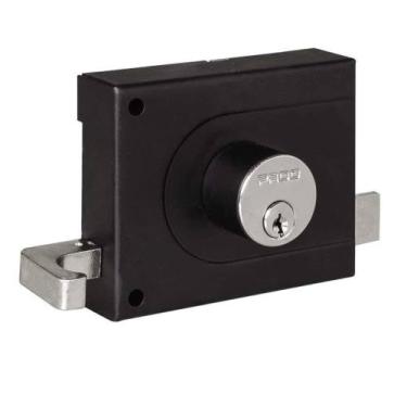 Imagem de Fechadura Pado de Sobrepor 525-100 Concept Preta Para Portao