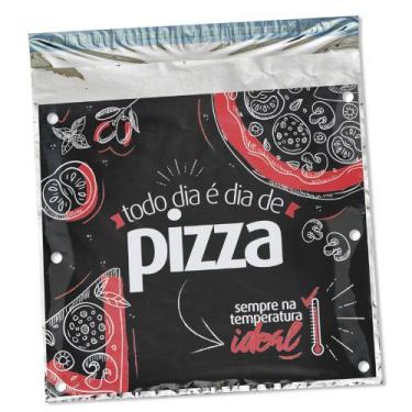 Imagem de Embalagem Térmica Para Pizza 45X46+5 ESTAMPADA - 200 UNIDADES - Agenfl