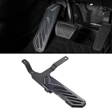 Imagem de SHEAM Almofada de Descanso para Os Pés Dead Pedal- Painel de Chute Lateral Esquerdo Antiderrapante Espessado Compatível com Jeep Wrangler Jk Jl Jlu 4Xe Gladiator Jt Ajustável Sem P(Cor Para 2007-2023)