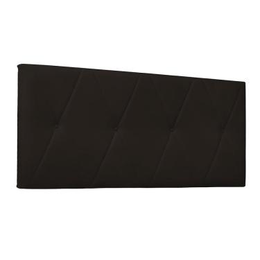Imagem de Painel para Cama Box Queen Aquilla Poliuretano Marrom