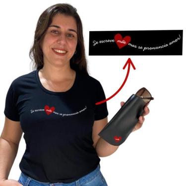 Imagem de Presente Camiseta Casual Dia das Mães com Porta Óculos Kit - MARAMELO,
