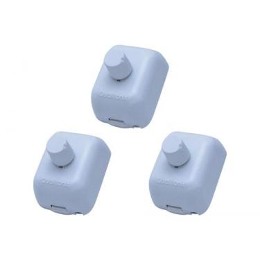 Imagem de Kit C/3 - Controle Ventilador Luz Sob Qualitronix Branco V39