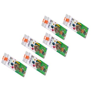 Imagem de 123 organizei, Kit 6 Caixa Lápis de Cor 12 Cores Resina Reciclada Sextavado