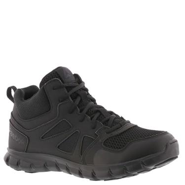 Imagem de Reebok Tênis masculino Rb8405 Sublite Cushion Tactical Mid Cut Soft Toe Preto Militar, Preto, 9 Wide