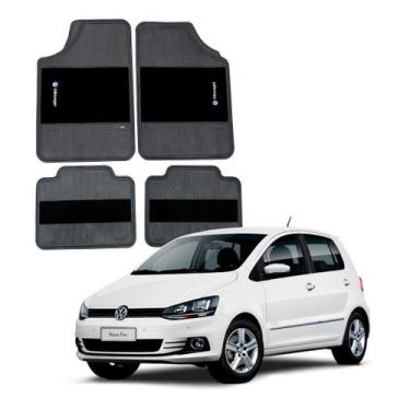 Imagem de Tapete Automotivo Carro Logo Bordado Volkswagen Fox Vw Volks - OESTESO