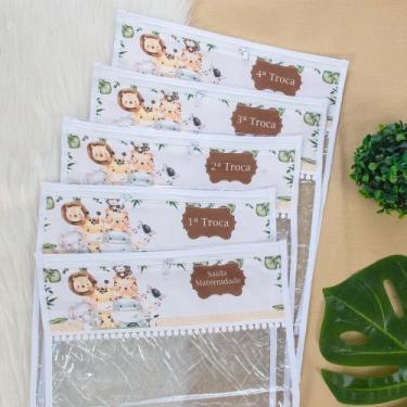 Imagem de Kit 5 Peças Saquinho Organizador Maternidade De Bebe - Miguel baby, Sa