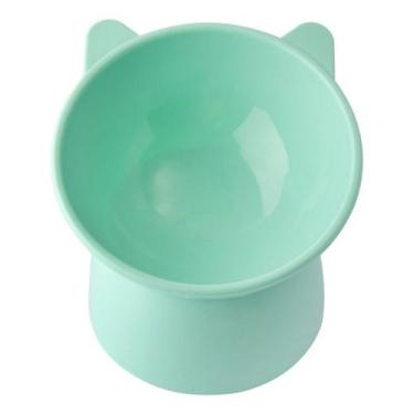 Imagem de Comedouro Bebedouro Elevado Anti Engasgo Pet Gato Cachorro Kit e Unida