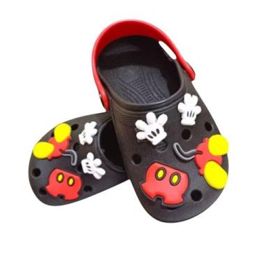 Imagem de Babuche Mickey Mistos Infantil Bermudinha Unissex Uso Diário - Marinel