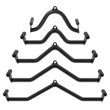 Imagem de water is cai Acessórios Para Máquinas De Polia Em V: Barra Tríceps Alta, Flexão Bíceps, Treinamento Força As Costas, Pegadores, Exercícios Pressão Com Puxar Baixo