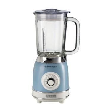 Imagem de Liquidificador ariete vintage com copo de vidro de 1,5l 1000w azul 220