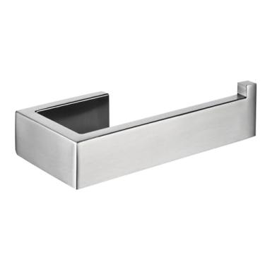 Imagem de Conjunto de acessórios para banheiro em aço inoxidável escovado - Suporte de parede para roupas, gancho para papel higiênico, suporte para toalhas, suporte para escovas e papel higiênico