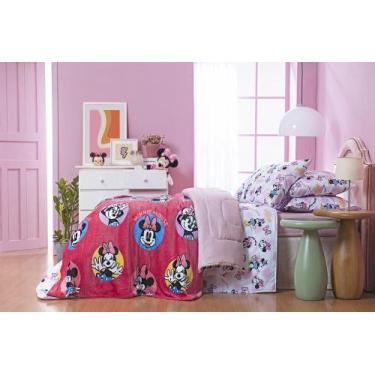 Imagem de Manta Cobertor Solteiro Soft Flanelado Disney - Casanet, Pink