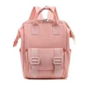 Imagem de Mochila Feminina Grande Capacidade Alunos Computadores - NoBrand, Rosa