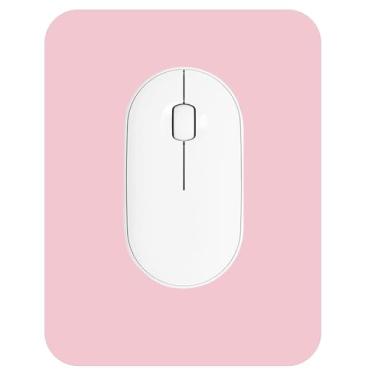 Imagem de ZYAOTWQZ Mouse pad pequeno 15 x 20 cm, uso flexível horizontal e vertical. Ótimo para viagens, laptops sem fio, bandejas de teclado, escritórios, etc. (rosa)