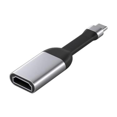 Imagem de chenyang Cabo curto USB C para HDMI suporta 4K@60HZ 1440P@60HZ 1080P@60HZ compatível com Thunderbolt3/4