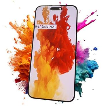 Imagem de Substituição de tela OEM genuína para iPhone 15 Pro Max OLED Full HD e montagem digitalizadora - Mantenha o rosto ID - Adesivo à prova d'água e protetor de tela incluídos (16PM não programável)