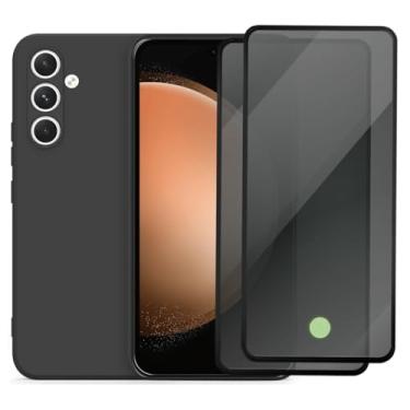 Imagem de Kit Proteção para Samsung Galaxy S23 Plus, Capa Anti Impacto e 2 Películas de Privacidade 3D, Preto