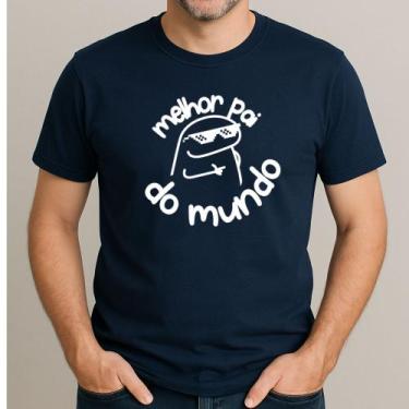 Imagem de Camiseta Melhor Pai Do Mundo Presente Dias Dos Pais 217 Paizão Avô - N