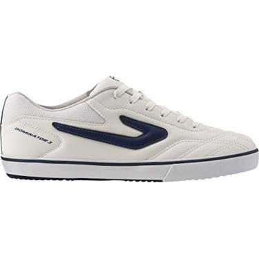 Imagem de Tênis Topper Dominator 3, Masculino, Branco/Marinho, 39