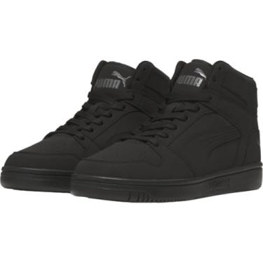 Imagem de PUMA Tênis masculino Rebound Layup, Preto e preto e cinza escuro, 46