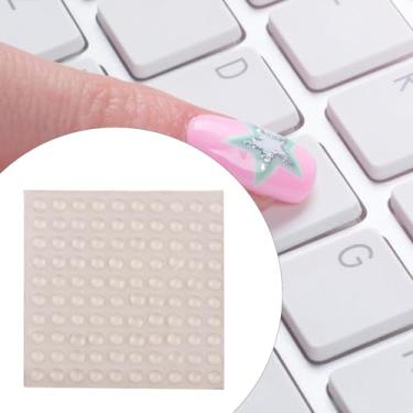 Imagem de OIIBWQ Adesivos de Digitação para Nail Art Protegem As Unhas para Unhas Compridas, Adesivos Confortáveis para Teclado para Unhas Compridas para PC com Janela, 8x1.5mm 100 Peças