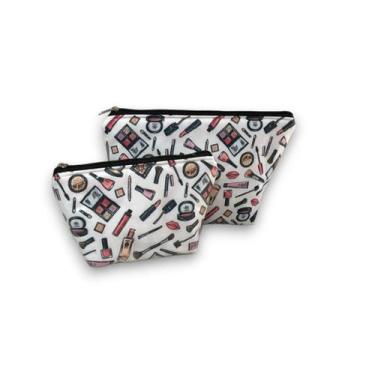 Imagem de Kit de Necessaire Grande e Pequena - DaniBordados, Maquiagem