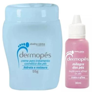 Imagem de Creme para Hidratar e Restaurar os Pés Dermopés 55 g + Loção Dermopés 