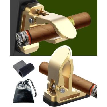Imagem de Porta-charutos Femlotank Magnetic para carrinho de golfe Golfers Gold