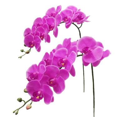 Imagem de Caules artificiais de orquídeas Fnize Real Touch Latex Phalaenopsis