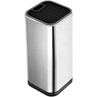 Imagem de Suporte Cepo Inox Para Facas Talher Cozinha Universal Top - Clink