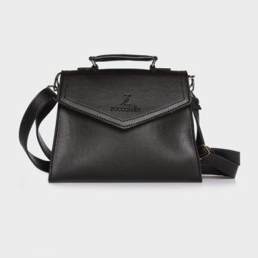 Imagem de Bolsa Preta Pequena Feminina Zoccolette, Preto, Feminino, Único