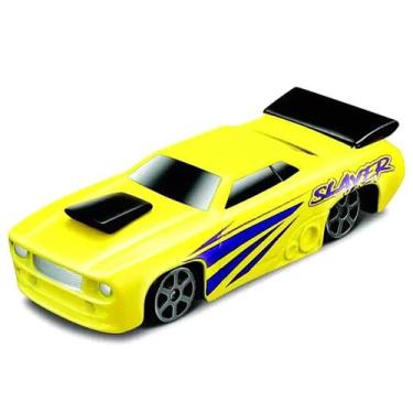 Imagem de Miniatura Carro Burnin Key Cars Slayer 1/64 Amarelo Maisto 15101