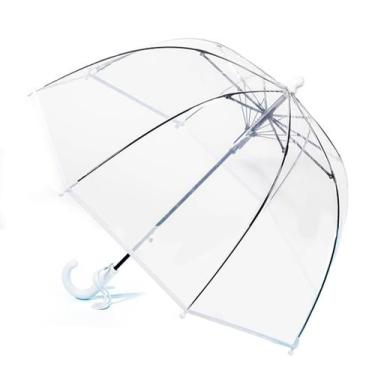 Imagem de Guarda-chuva infantil MRTLLOA White Clear Bubble para 2 a 10 anos