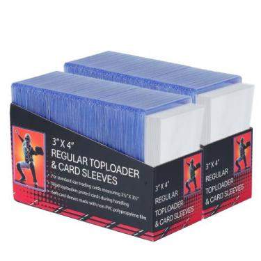 Imagem de Card Sleeves Btlwpy 400 Top Loaders Cartões de beisebol de 3x4 polegad