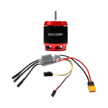 Imagem de Motor Sem Escova 1850KV 2250KV AM32 ESC BEC Para Axial Traxxas SCX10 T