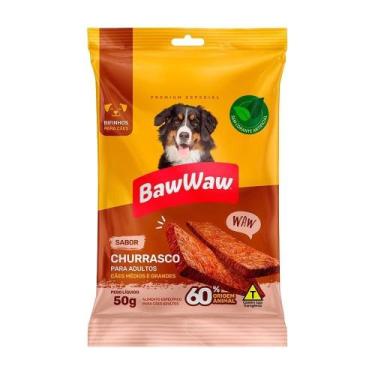 Imagem de Bifinho Baw Waw Para Cães Sabor Churrasco 50g