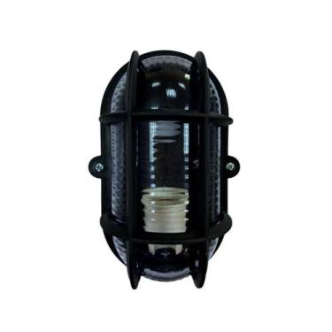 Imagem de Luminária Tartaruga Oval Preta Para 1 Lâmpada - Atelier Luz