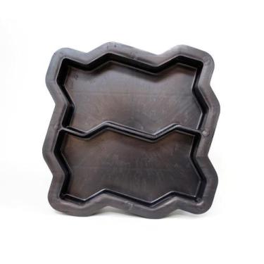 Imagem de Forma Plástica Bloquete 16 Face Duplo Calçada 2Pcs 24X10X6 - Gme Forma