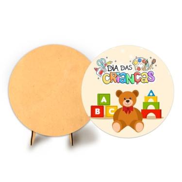 Imagem de Painel 50cm C/Elastico Dia das Crianças + Suporte MDF (CRI0009)