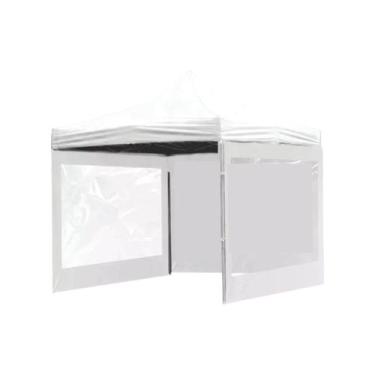 Imagem de Tenda Sanfonada Camping 4,5x3 PVC Vínilica - Goiânia Toldos, Branco, v
