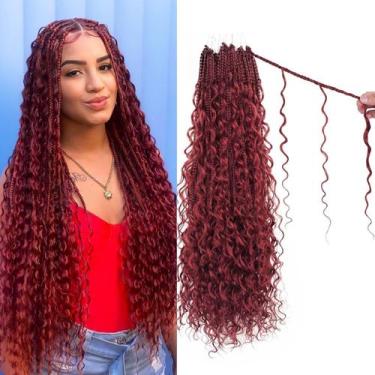 Imagem de Crochet Braids knovotch Boho Box Braids 24 polegadas Bug Color