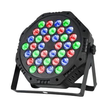Imagem de Luz Par LED RGB 3W 60W DMX 512 Controle De Som Para Festas DJ Casament